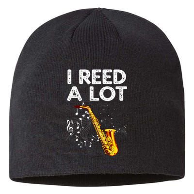 Funny Saxophone Tenor Saxophone Player Sustainable Beanie