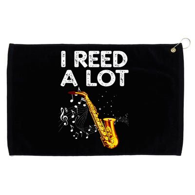 Funny Saxophone Tenor Saxophone Player Grommeted Golf Towel