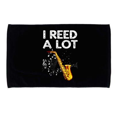 Funny Saxophone Tenor Saxophone Player Microfiber Hand Towel