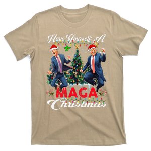 Funny Santa Trump Have Yourself A Merry Maga Christmas Xmas T-Shirt