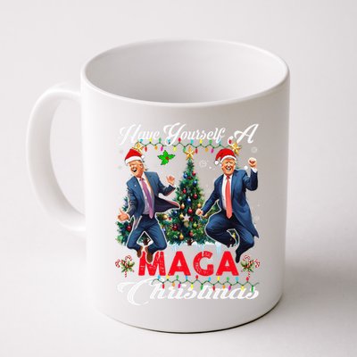 Funny Santa Trump Have Yourself A Merry Maga Christmas Xmas Coffee Mug