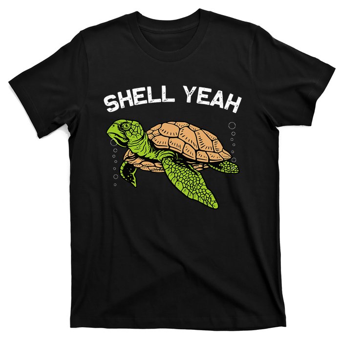 Funny Sea Turtle Art For Sea Turtle Animal Lover T-Shirt