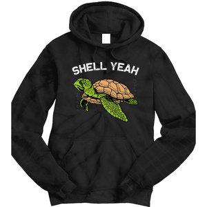 Funny Sea Turtle Art For Sea Turtle Animal Lover Tie Dye Hoodie