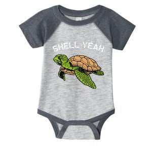 Funny Sea Turtle Art For Sea Turtle Animal Lover Infant Baby Jersey Bodysuit