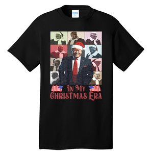 Funny Santa Trump Santa Claus In My Christmas Era Xmas Tall T-Shirt