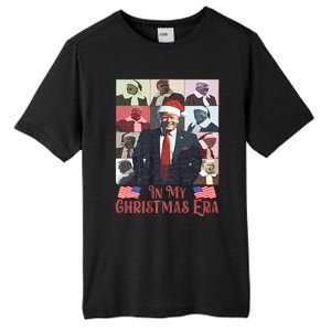 Funny Santa Trump Santa Claus In My Christmas Era Xmas Tall Fusion ChromaSoft Performance T-Shirt