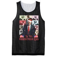 Funny Santa Trump Santa Claus In My Christmas Era Xmas Mesh Reversible Basketball Jersey Tank