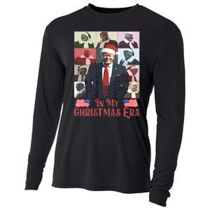 Funny Santa Trump Santa Claus In My Christmas Era Xmas Cooling Performance Long Sleeve Crew