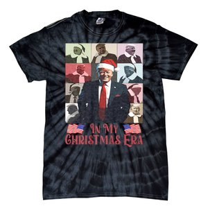 Funny Santa Trump Santa Claus In My Christmas Era Xmas Tie-Dye T-Shirt