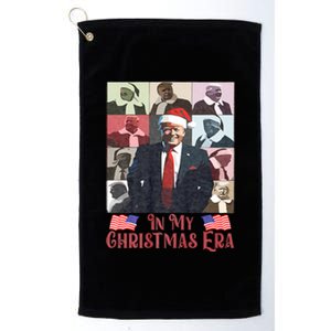 Funny Santa Trump Santa Claus In My Christmas Era Xmas Platinum Collection Golf Towel