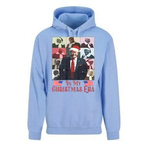 Funny Santa Trump Santa Claus In My Christmas Era Xmas Unisex Surf Hoodie