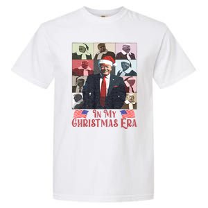 Funny Santa Trump Santa Claus In My Christmas Era Xmas Garment-Dyed Heavyweight T-Shirt