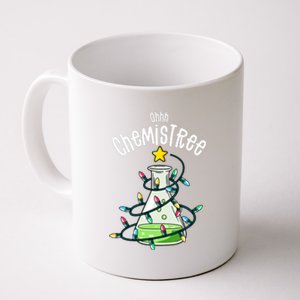 Funny Science Teacher Oh Chemistree Chemistry Christmas Coffee Mug