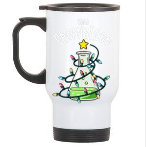 Funny Science Teacher Oh Chemistree Chemistry Christmas Stainless Steel Travel Mug