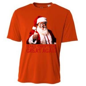 Funny Santa Trump Make Christmas Great Again Gift Cooling Performance Crew T-Shirt