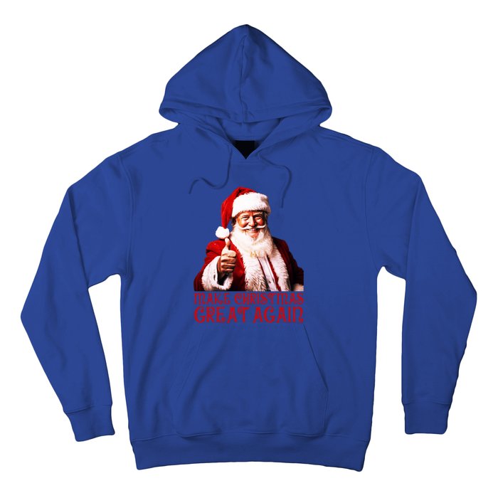 Funny Santa Trump Make Christmas Great Again Gift Hoodie