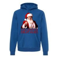 Funny Santa Trump Make Christmas Great Again Gift Premium Hoodie