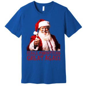 Funny Santa Trump Make Christmas Great Again Gift Premium T-Shirt