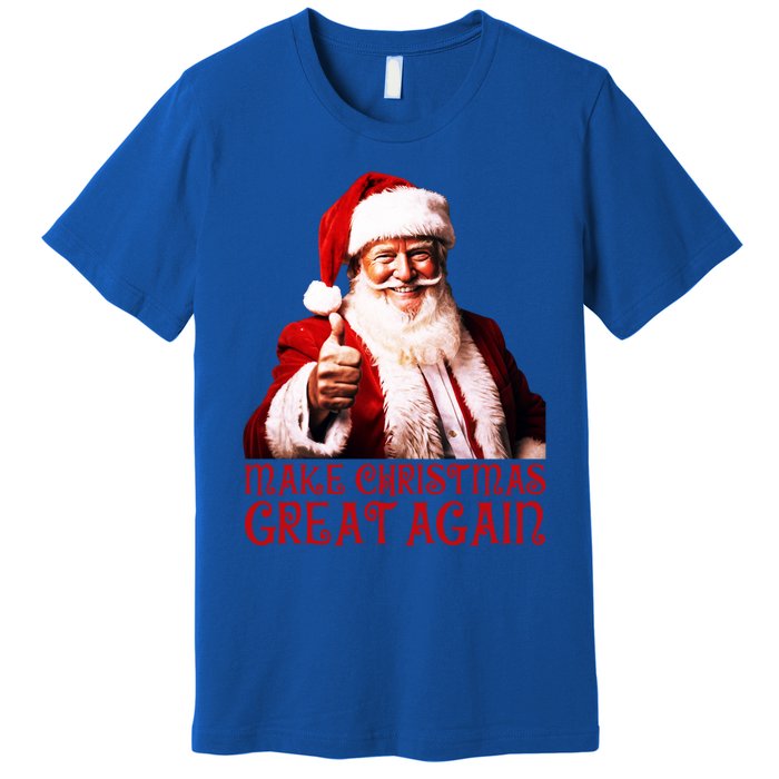 Funny Santa Trump Make Christmas Great Again Gift Premium T-Shirt