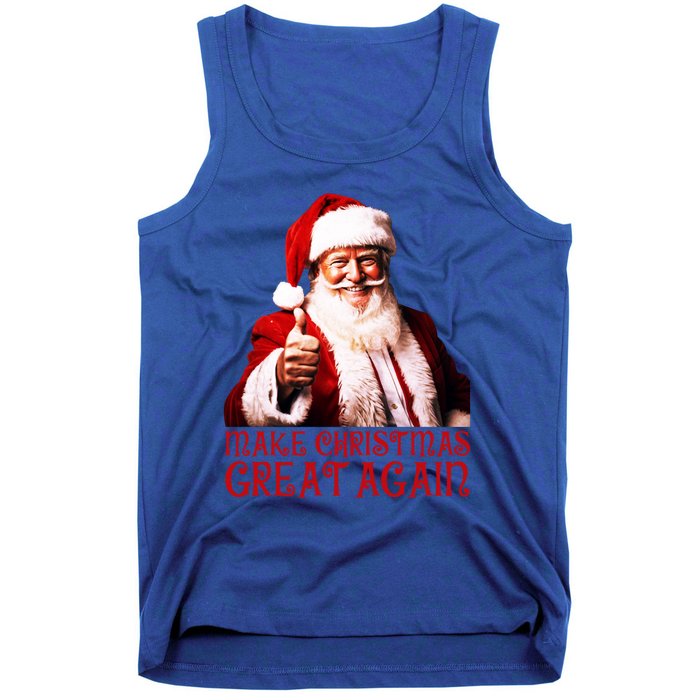 Funny Santa Trump Make Christmas Great Again Gift Tank Top