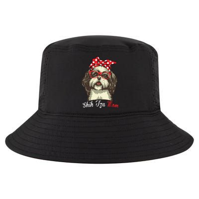 Funny Shih Tzu Mom For Shih Tzu Dog Lovers Premium Cool Comfort Performance Bucket Hat