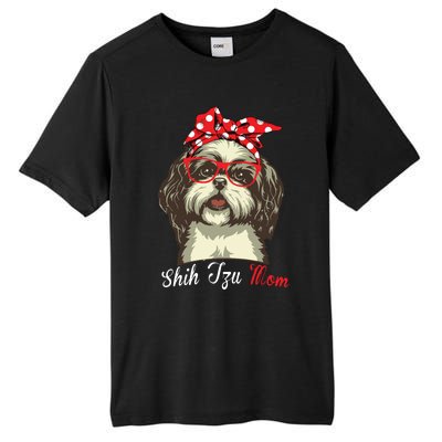 Funny Shih Tzu Mom For Shih Tzu Dog Lovers Premium Tall Fusion ChromaSoft Performance T-Shirt