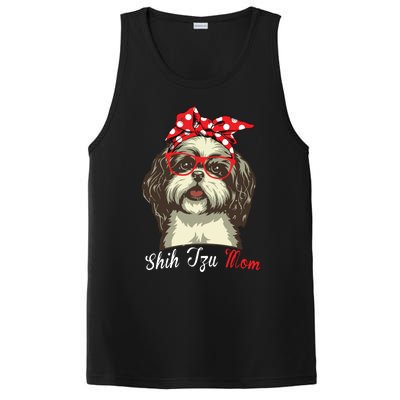 Funny Shih Tzu Mom For Shih Tzu Dog Lovers Premium PosiCharge Competitor Tank