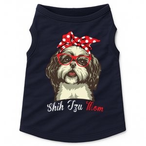 Funny Shih Tzu Mom For Shih Tzu Dog Lovers Premium Doggie Tank