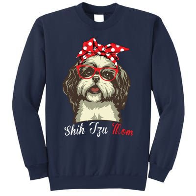 Funny Shih Tzu Mom For Shih Tzu Dog Lovers Premium Sweatshirt