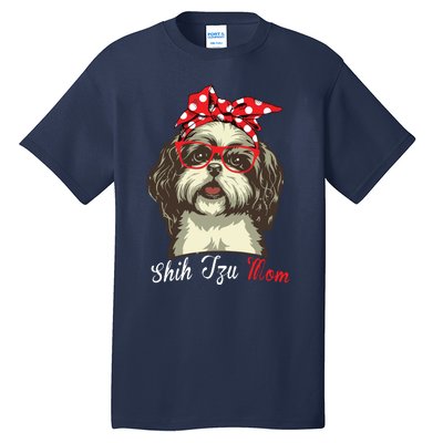 Funny Shih Tzu Mom For Shih Tzu Dog Lovers Premium Tall T-Shirt