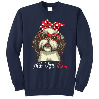 Funny Shih Tzu Mom For Shih Tzu Dog Lovers Premium Tall Sweatshirt