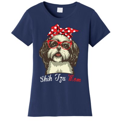 Funny Shih Tzu Mom For Shih Tzu Dog Lovers Premium Women's T-Shirt