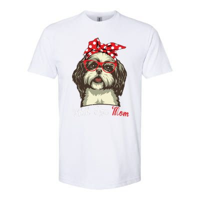 Funny Shih Tzu Mom For Shih Tzu Dog Lovers Premium Softstyle CVC T-Shirt