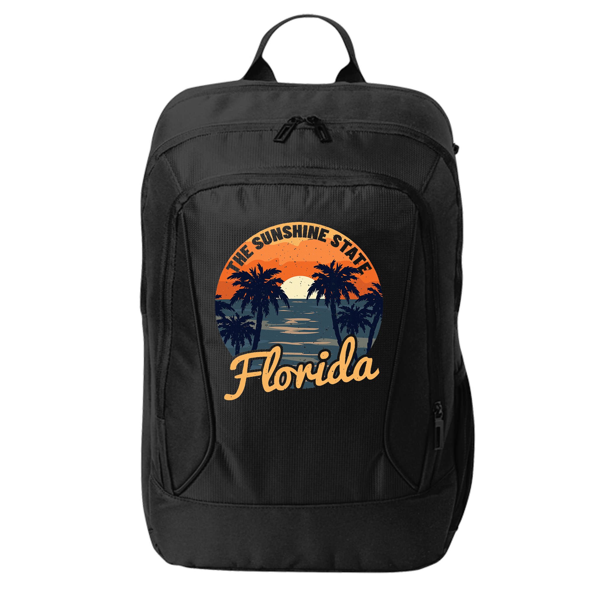 Florida Sunset Throwback Design Classic City Backpack