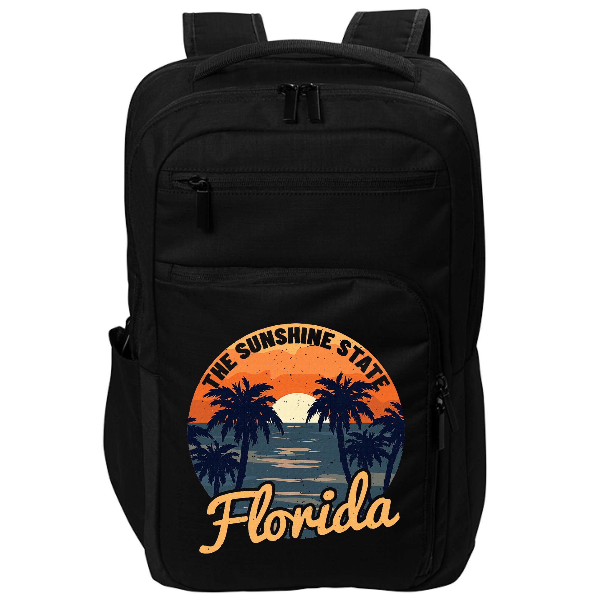 Florida Sunset Throwback Design Classic Impact Tech Backpack