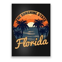 Florida Sunset Throwback Design Classic Poster