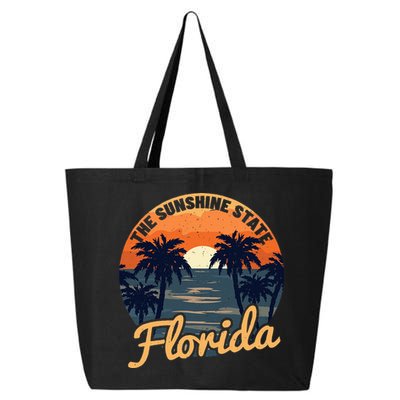 Florida Sunset Throwback Design Classic 25L Jumbo Tote