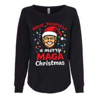 Funny Santa Trump Have Yourself A Merry Maga Christmas Xmas Womens California Wash Sweatshirt