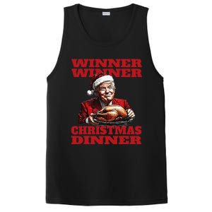 Funny Santa Trump Winner Winner Christmas Dinner Xmas PosiCharge Competitor Tank