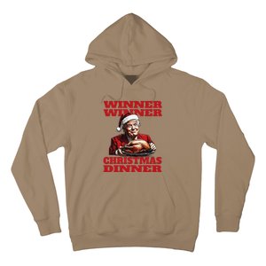 Funny Santa Trump Winner Winner Christmas Dinner Xmas Hoodie