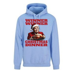 Funny Santa Trump Winner Winner Christmas Dinner Xmas Unisex Surf Hoodie