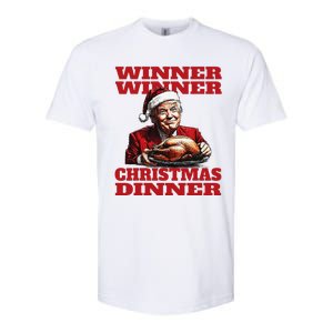 Funny Santa Trump Winner Winner Christmas Dinner Xmas Softstyle CVC T-Shirt