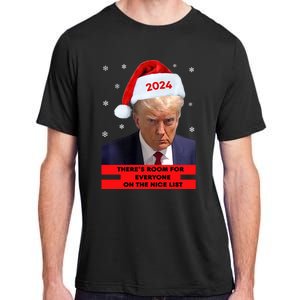 Funny Santa Trump ThereS Room For Everyone On The Nice List Adult ChromaSoft Performance T-Shirt