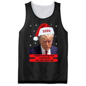 Funny Santa Trump ThereS Room For Everyone On The Nice List Mesh Reversible Basketball Jersey Tank