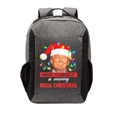 Funny Santa Trump Have Yourself A Merry Maga Christmas Xmas Vector Backpack