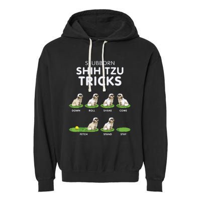 Funny Shih Tzu Trick For Men Women Kids Dog Lover Garment-Dyed Fleece Hoodie