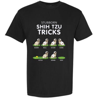 Funny Shih Tzu Trick For Men Women Kids Dog Lover Garment-Dyed Heavyweight T-Shirt