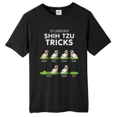 Funny Shih Tzu Trick For Men Women Kids Dog Lover Tall Fusion ChromaSoft Performance T-Shirt