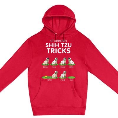 Funny Shih Tzu Trick For Men Women Kids Dog Lover Premium Pullover Hoodie