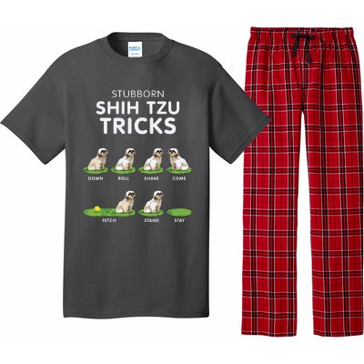 Funny Shih Tzu Trick For Men Women Kids Dog Lover Pajama Set